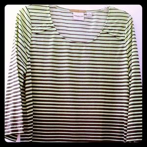 Tribal Jeans 3/4 sleeve pullover top